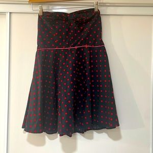 Victoria’s Secret polka dot peplum top
